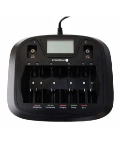 EverActive NC-900U 8-Channel Ni-MH / Ni-Cd Battery (AA, AAA, 9V, C, D) Charger