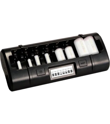 Maha Powerex MH-C808M Professional 8-Channel Ni-MH or Ni-Cd AA / AAA / C / D Battery Charg