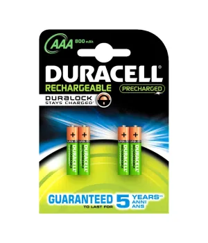 Duracell Stay Charged AAA / HR03 / DX2400 1.2V 850mAh Recharged Turbo NiMH akumulatori 4 g