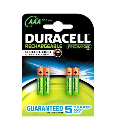 Duracell Stay Заряженного AAA / HR03 / dx2400 1.2V 850mAh NiMH батареи перезаряжается Turb