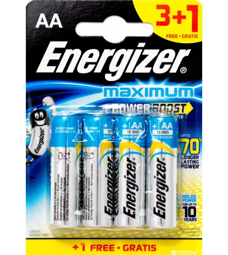ENERGIZER MAXIMUM AA B3+1