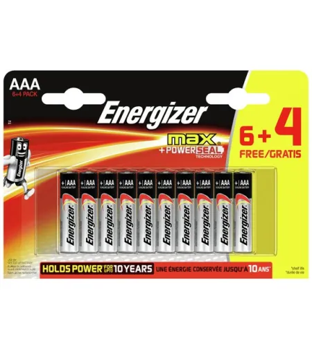 ENERGIZER MAXIMUM AAA  B6+4 1.5V