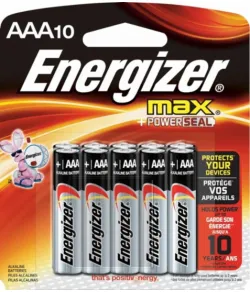 ENERGIZER MAX AAA B6+4 1.5V
