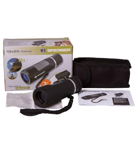 Bresser Topas 10x25 Monocular Black