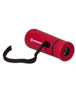 Kompakts Kabatas Monoklis Bresser Topas Plus 10x25 Sarkans