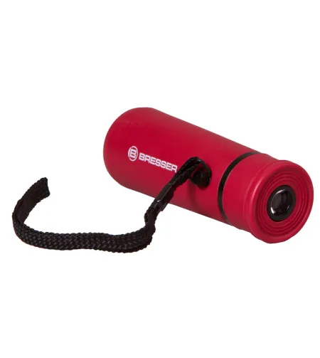 Kompakts Kabatas Monoklis Bresser Topas Plus 10x25 Sarkans