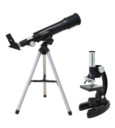 National Geographic Teleskopas ( 50/360 ) ir Mikroskopas( 300-1200x ) Viename Rinkinyje