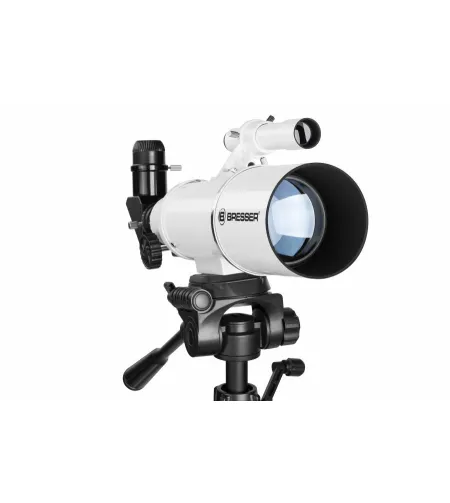 Teleskops BRESSER Classic 70/350 AZ 70/350 18 - 140x ar viedtālruņa adapteri