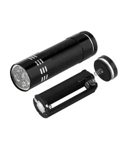 Mini Portable Flashlight 9 LED UV Ultra Violet Torch Light Lamp Flashlight