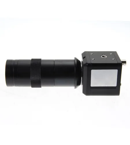 100X Digital Industrial Microscope Camera BNC AV TV Video Zoom + C-Mount Lens