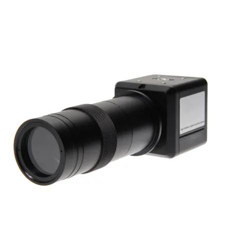 100X Digital Industrial Microscope Camera BNC AV TV Video Zoom + C-Mount Lens