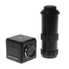 100X Digital Industrial Microscope Camera BNC AV TV Video Zoom + C-Mount Lens