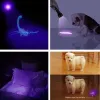 UV Ultra Violet 21  LED Flashlight Blacklight Light 395 nM Inspection Lamp Torch