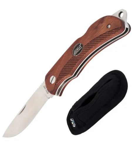 EKA Swede 8 Einhandmesser – Klappmesser – Taschenmesser Jagdmesser Bubinga Holz