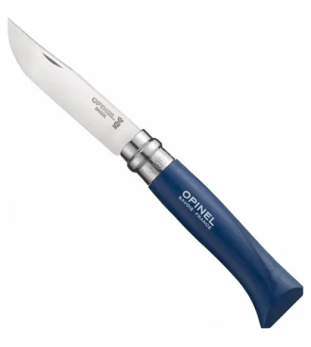 KNIFE  OPINEL BLISTER STAINLESS STEEL NR 8 BLUE