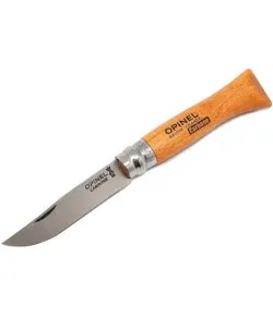 KNIFE OPINEL BLISTER CARBON NR 6