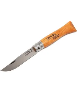 Нож OPINEL BLISTER  №6 углеродистая сталь, рукоять из дерева бука