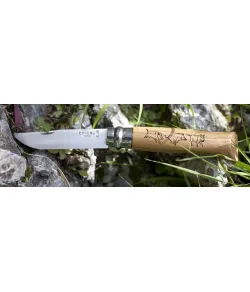 KNIFE OPINEL STAINLESS STEEL NR 8 ANIMAL (BOAR)