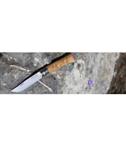 KNIFE OPINEL STAINLESS STEEL NR 8 ANIMAL (CHAMOIS)