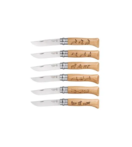 KNIFE OPINEL STAINLESS STEEL NR 8 ANIMAL (DOG)