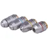 Levenhuk MED 900 Plan Achromatic Objectives Set, 4x, 10x, 40xs, 100xs (oil)