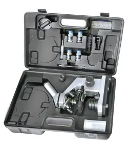 Mikroskopas Bresser Junior Biolux CA 40X-1024X su eksperimentiniu rinkiniu ir išmaniojo te