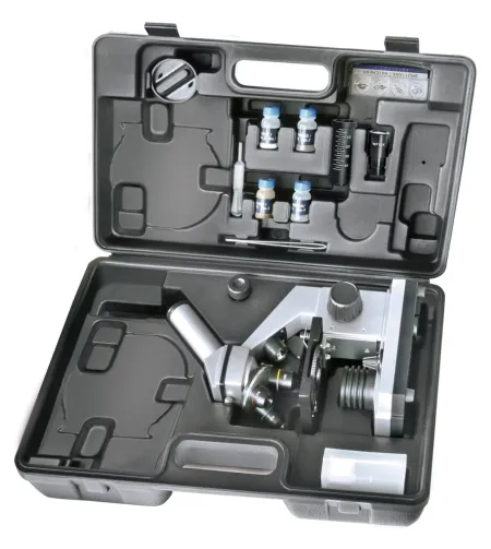 Microscope Bresser Junior Biolux CA 40X-1024X with experimental kit and smartphone adapter