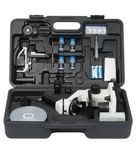 Mikroskopas su HD USB CAMERA Bresser Biolux NV 20X-1280X