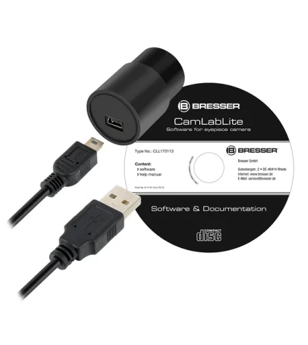 Mikroskopas su HD USB CAMERA Bresser Biolux NV 20X-1280X