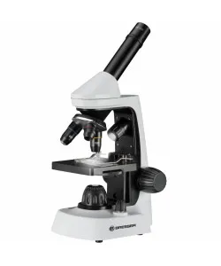 Microscope Bresser Junior Biolux Student 40x-2000x with experimental kit and smartphone ad