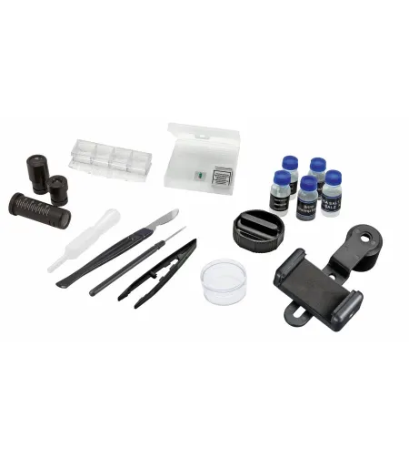 Mikroskoobi Bresser Junior Biolux Student 40x-2000x koos eksperimentaalse komplekti ja nut