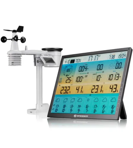 BRESSER 8-päevane 4CAST XL WIFI ilmakeskus 7-in-1