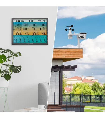 BRESSER 8-päevane 4CAST XL WIFI ilmakeskus 7-in-1