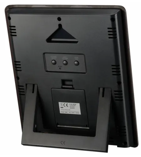 Weather Center Bresser ClimaTemp XXL with 21x24x2,5cm Display in wooden Design