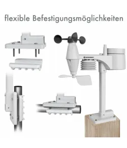 Colour Weather Center EXPLORE SCIENTIFIC Professional WIFI 5-in-1 V