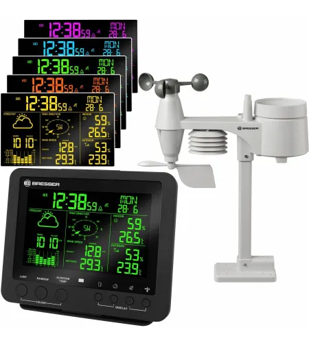Professional Weather Center Bresser 5-in-1 with 256 Colour Display
