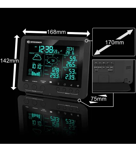 Professional Weather Center Bresser 5-in-1 with 256 Colour Display