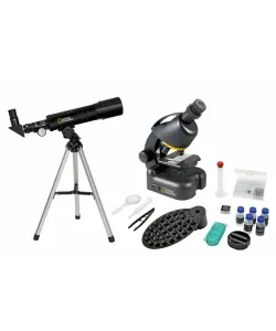 Kompaktne teleskoobi ja mikroskoobi komplekt