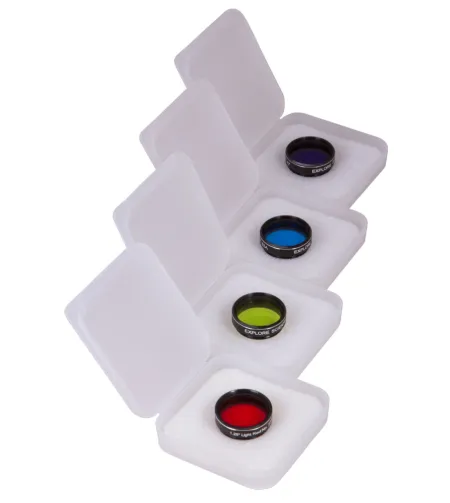 Filtru komplekts 3 EXPLORE SCIENTIFIC mēnesis un planētas no 150 mm (6 ") Apert.