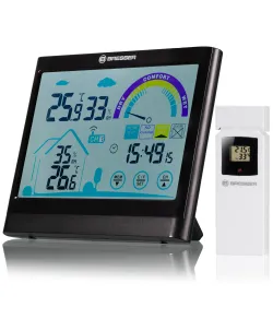 BRESSER VentAir Thermo- / Hygrometer with Ventilation Notification