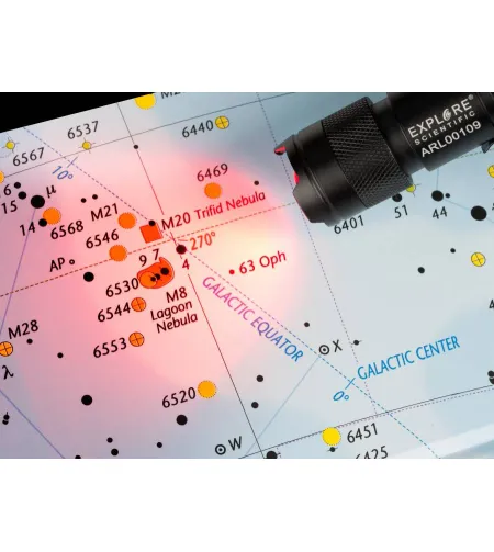 Lukturis, sarkanā gaisma, ASTRO R-LITE Explore Scientific