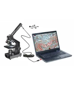 Mikroskopas NATIONAL GEOGRAPHIC 40x-1024x USB su dėklu ir USB okuliaru