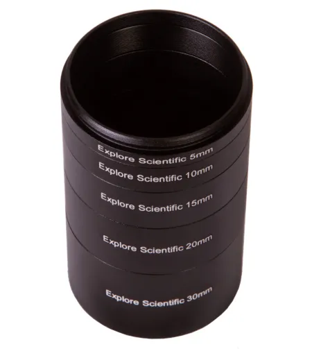 Gredzenu komplekts Explore Scientific Extension M48X0.75 - 5 gabali (30, 20, 15, 10 un 5 m