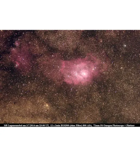 Apochromatic refractor telescope Pro APO AP 72/432 ED OTA Omegon