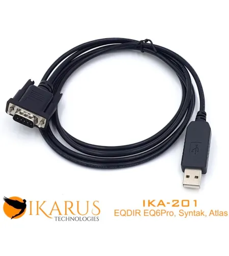 USB kabelis (EQDir EQ6Pro,Syntak), Ikarus Technologies