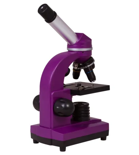 Mikroskopas Bresser Junior Biolux SEL 40–1600x, violetinis