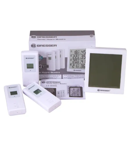 Weather Station Bresser Temeo Hygro Quadro , white