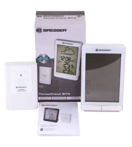 Weather Station Bresser TemeoTrend STX RC , white