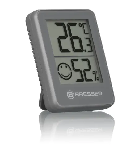 BRESSER Temeo Hygro Indicator 6 piece set Thermo-/Hygrometer grey