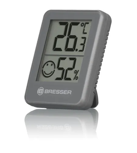 BRESSER Temeo Hygro Indicator 6 piece set Thermo-/Hygrometer grey